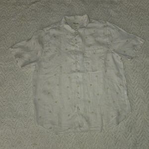 Madewell Easy Fit Linen Button Down